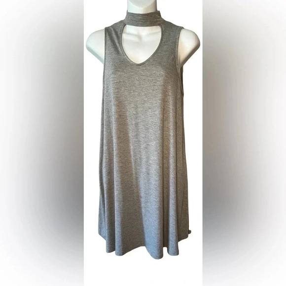 Rue21 | Sleeveless Key Hole High Neck A-line Dress - Picture 1 of 5